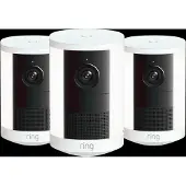 Ring Spotlight Kamera 2. Generation Stecker Weiß 3er-Pack