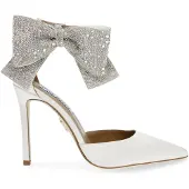 Steve madden Deville Pumps Ivory Satin Größe: 39 | Pumps Outlet | Damen | Weiß
