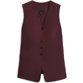 BOSS Weste aus Stretch-Crepe Grösse 36