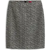 HUGO Slim-Fit Bleistiftrock mit Fischgrätmuster Grösse 34