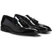 BOSS Quasten-Loafer aus Lack-Kunstleder Grösse 45