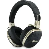 GUESS Headphones Bluetooth ENC Metal 4G Script Logo black
