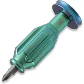 Kansept Knives EDC Bit Driver Drive-R-Saurus G018P2 Titanium, Blue Anodized, Schraubendreher, Jesse Pauley Design