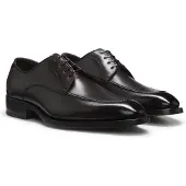 BOSS Derbys aus gebürstetem Leder mit Ledersohle Grösse 44.5