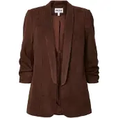 Pieces Pcbosella 3/4-arm Brushed Blazer | Braun | L