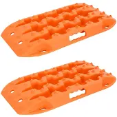 vidaXL Traktionsplatte 2 stk. Orange 57,5x30,5x5,5 cm