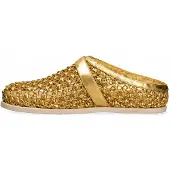 Marc Ellis Dekolleté, offene Zehen, Cinzia Pelle, Intrecciata, Platin-Gold, elegante Damenschuh