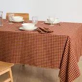 La redoute interieurs Tischdecke Mit Webkaro Bethany, Gewaschene Baumwolle