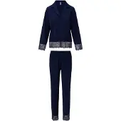 Lingadore Night Pyjama 8618 | Grösse: L | Farbe: Grau