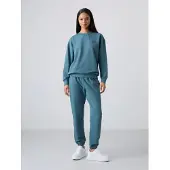 Tommy Life Übergroßes Sweatshirt- und elastisches Bund-Hosen-Set