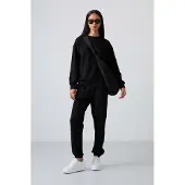 Tommy Life Oversized Sweatshirt und Set mit elastischen Bundhosen