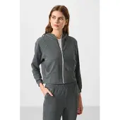 Tommy Life Übergroßes Kapuzen-Zip-Sweatshirt und Hosen-Set