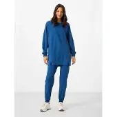 Tommy Life Oversized Fleece Sweatshirt und Hose Set