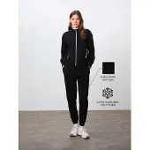 Tommy Life Oversized Zip-Kragen Sweatshirt und Hosen Set