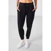 Tommy Life Hüftlange dünne Jersey-Jogginghosen mit Tasche