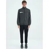 Tommy Life Bedrucktes Sweatshirt mit Reißverschlusskragen und Hosen-Set