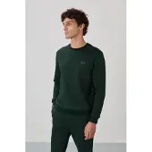 Tommy Life Herren Baumwolle-Polyester Fleece Sweatshirt und Hose Set