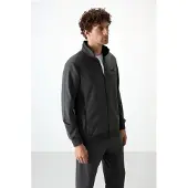 Tommy Life Herren Strick-Fleece Sweatshirt und Hose Set