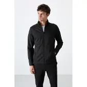 Tommy Life Herren Sweatshirt mit Reißverschluss-Kragen und Hose Set