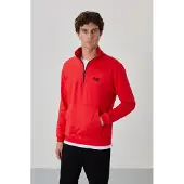 Tommy Life Herren Sweatshirt- und Hosen-Set mit Reißverschluss vorne