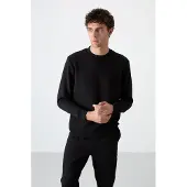 Tommy Life Herren Baumwoll-Polyester Fleece Sweatshirt- und Hose-Set