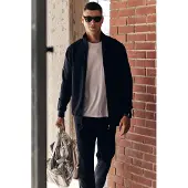 Tommy Life Herren Sweatshirt mit Reißverschlusskragen und Hose Set