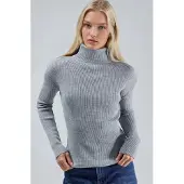 MyFashion Figurbetonter Struktur-Pullover mit Rollkragen