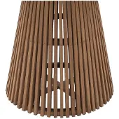 Vente-unique Garten-Esstisch - Teakholz - 120 cm - Holzfarben hell - TRIANI von MYLIA