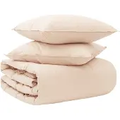 vidaXL Bettwäsche-Set 2 stk. 135 x 220 cm Für alle Jahreszeiten Beige