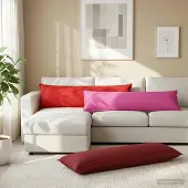 vidaXL Kissenbezug HOUTEN Rosa 40 x 145 cm Polyester