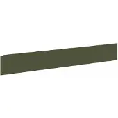vidaXL Rasenkante 10 stk. 100 x 15 cm Stahl Olivgrün