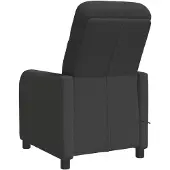 vidaXL Massage Relaxsessel Dunkelgrau Bouclé