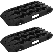 vidaXL Traktionsplatte 2 stk. Schwarz 57,5x30,5x5,5 cm