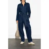 French Connection Archie Denim Leg Boiler Suit Dark Indigo Dark Indigo Größe: 6 | Jumpsuits Outlet | Damen | Blau