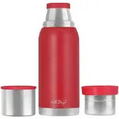Vialli Design Thermoflasche in Rot - 1 l - onesize