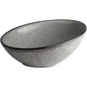 Olympia 6 Stück Mineral schräge Schüsseln 17,5cm. Schräger Rand für einen natürlichen Look