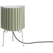 HAY Tischlampe Canelé, grün, für Wohn- / Esszimmer, Textil / Stoff / Seide, Design, Tischlampe