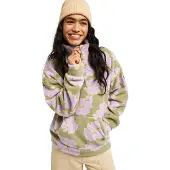 Roxy Strickfleece-Pullover "Live Out Loud", Damen, Gr. L, oil grün hippy shake, Obermaterial: 100% Polyester., Pullover Strickfleece-Pullover