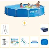 Intex Frame Pool Rund - 366x76 cm - 8-teilig S20486
