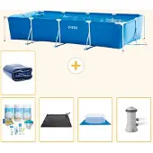 Intex Rechteckiger Frame Pool - 450x220x84 cm - 6-teilig S20074