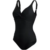 Speedo - "Brigitte" Badeanzug für Damen (Schwarz)