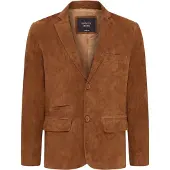 Infinity Leather Herren italienische beige Wildlederjacke – Trabzon