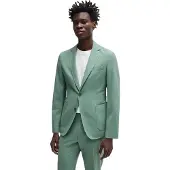 BOSS - Blazer für Herren, Hals Kerbe (Grün)
