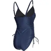 Mamalicious - Badeanzug für Damen, Umstandskleidung (Marineblau)