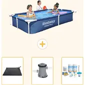 Bestway Steel Pro Rechteckig - 221x150x43 cm - 4-teilig S22707