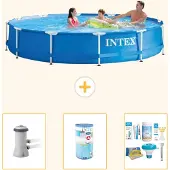 Intex Frame Pool Rund - 366x76 cm - 4-teilig S22469
