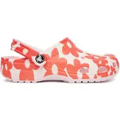 Crocs Pantoletten Classic Pop Petals Clog 214090 Rosa