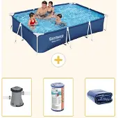 Bestway Steel Pro Rechteckig - 300x201x66 cm - 4-teilig S22301