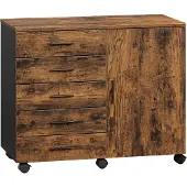 Songmics Aktenschrank Custos in Braun - (B)80 x (H)65 x (T)40 cm | Gr.: onesize