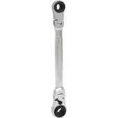 Ks Tools 4 in 1 GEARplus umschaltbar Gelenk-Doppel-Ringschlüssel, 10x13-17x19mm